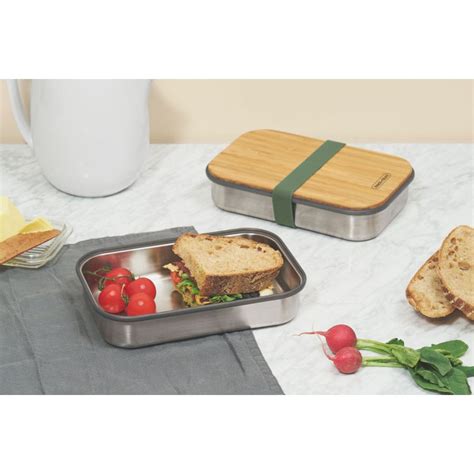 black and blum stainlesss steel sandwhich box|black and blush lunch box.